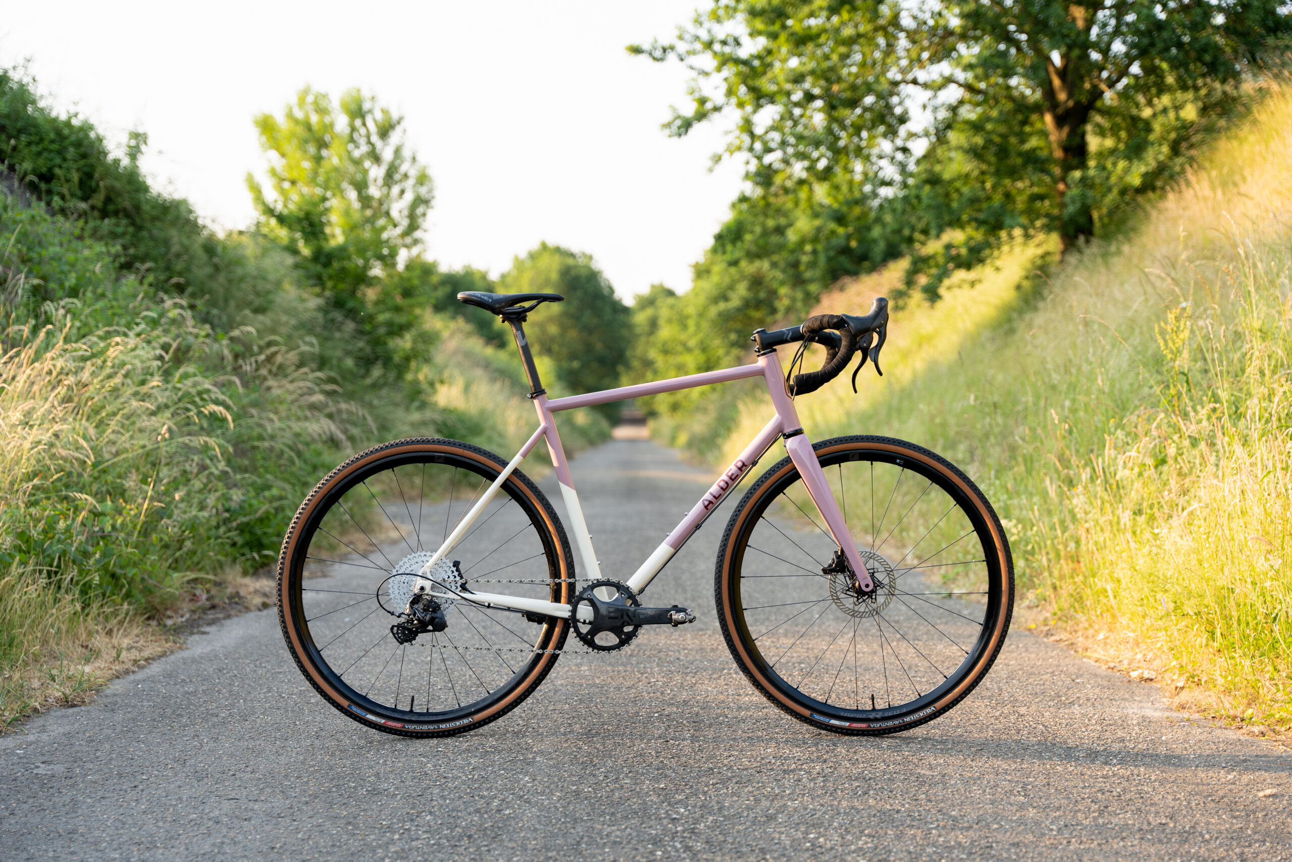 Op maat gemaakt gravel fietsframe